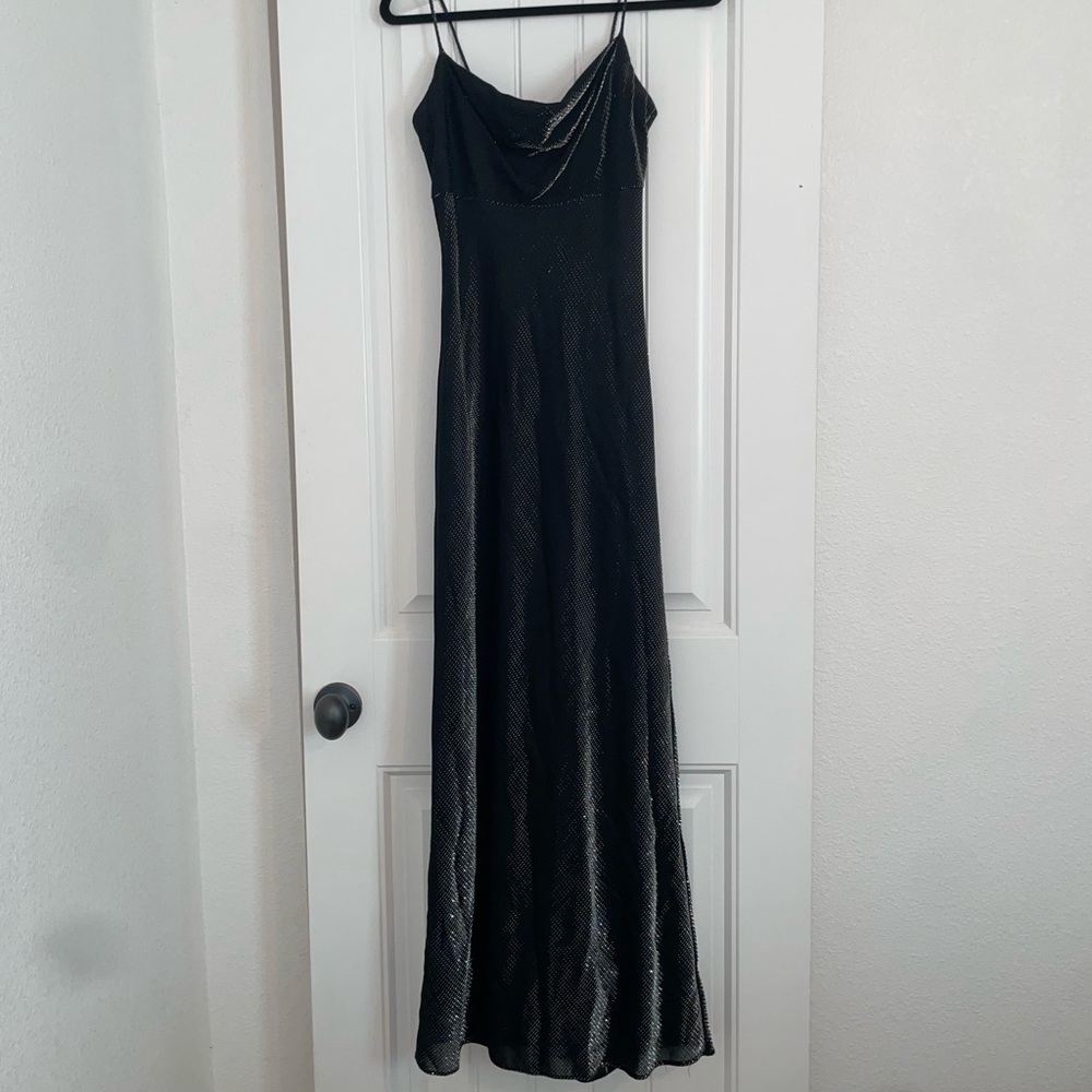 Vintage Jump Black Maxi Dress